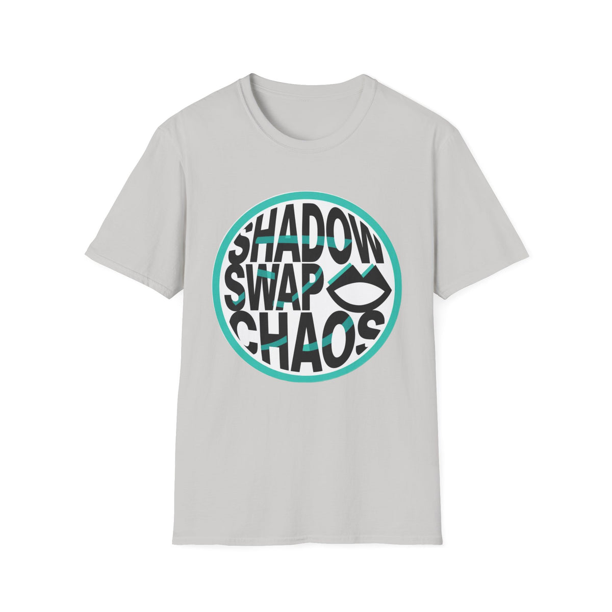 Shadow Swap Chaos T-Shirt — Retro Circular Surf/Skate Graphic Tee - Trending Now - August 2026