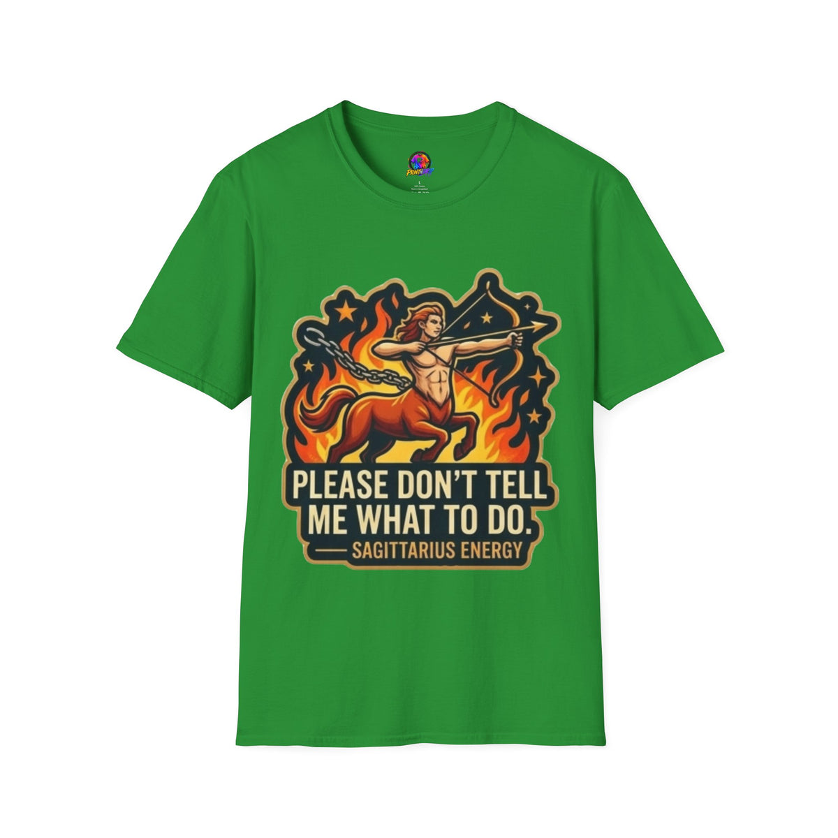 Sagittarius Archer T-Shirt — "Please Don't Tell Me What To Do" Zodiac Graphic
