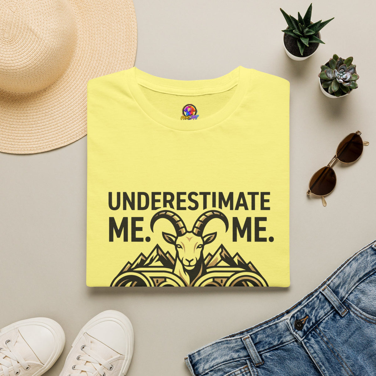 Capricorn 'Underestimate Me That'll Be Fun' T-Shirt