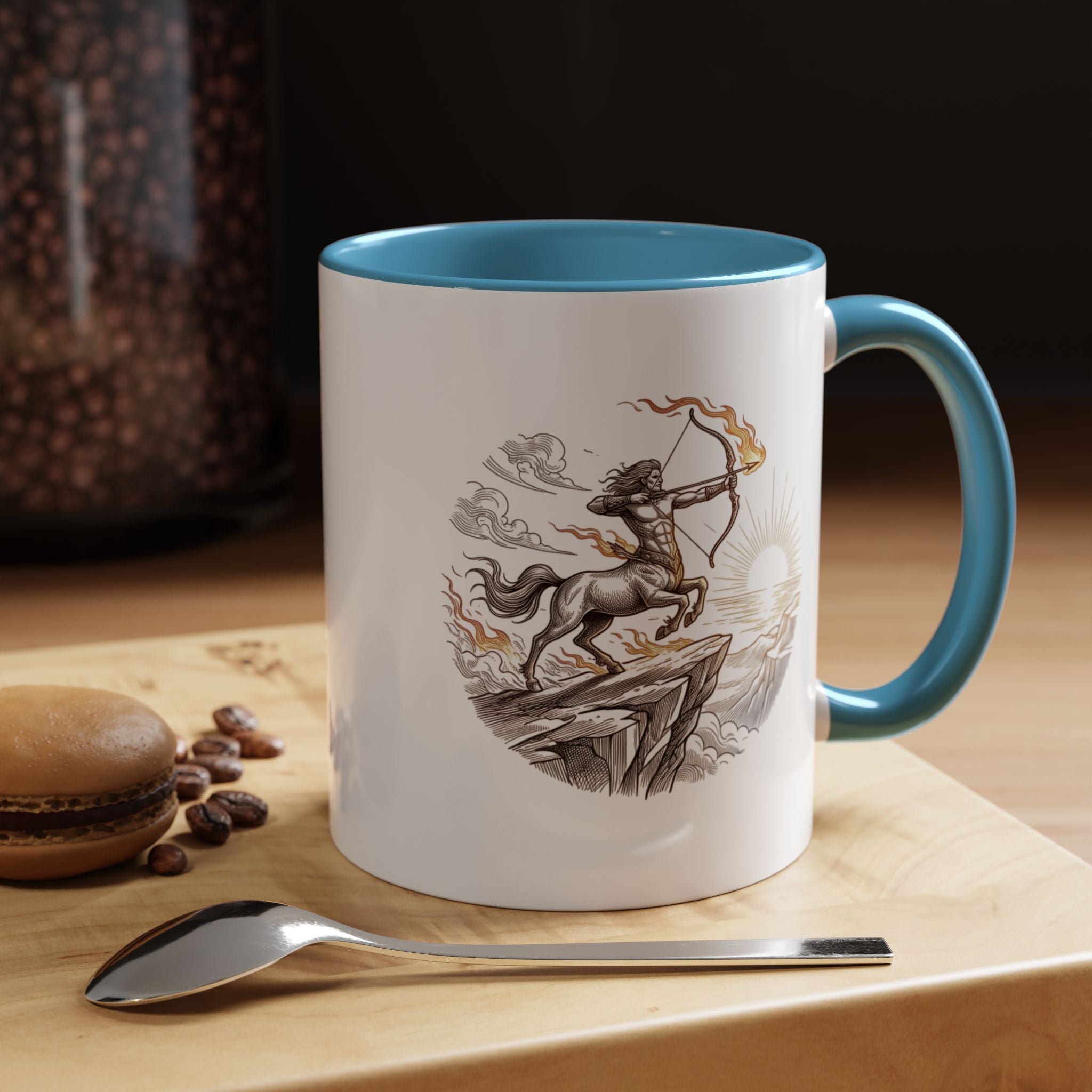Centaur Archer Coffee Mug — Mythic Sagittarius Design Accent Mug
