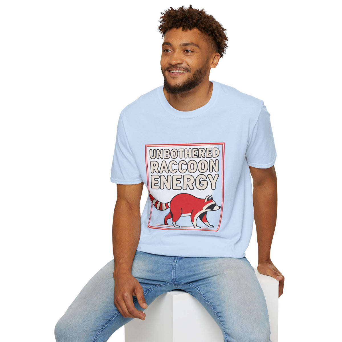 Raccoon T-Shirt — "Unbothered Raccoon Energy" Retro Graphic Tee - Trending Now - August 2026