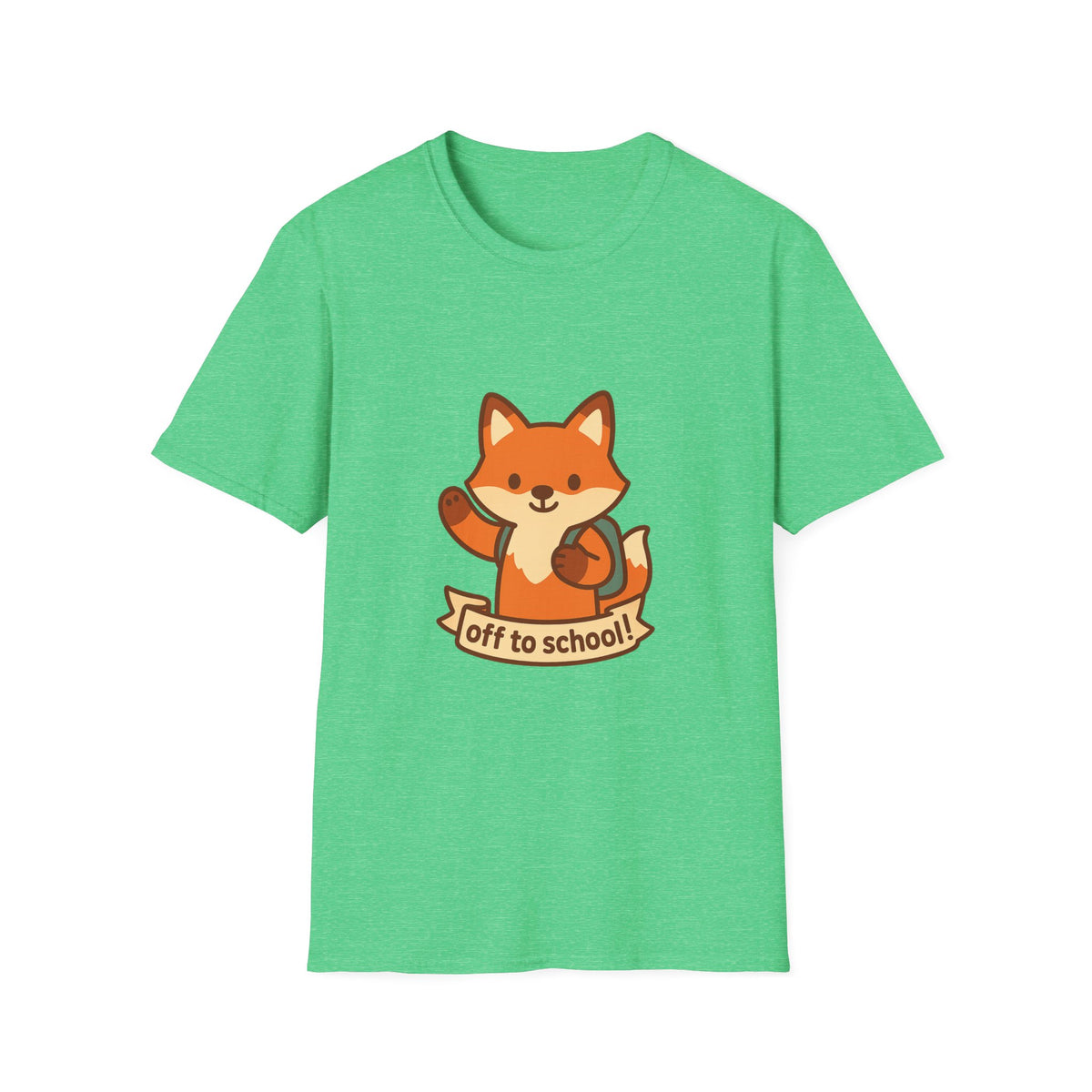 Cute Fox "Off to School" T-Shirt — Kids/Teacher Back-to-School Tee - Trending Now - August 2026