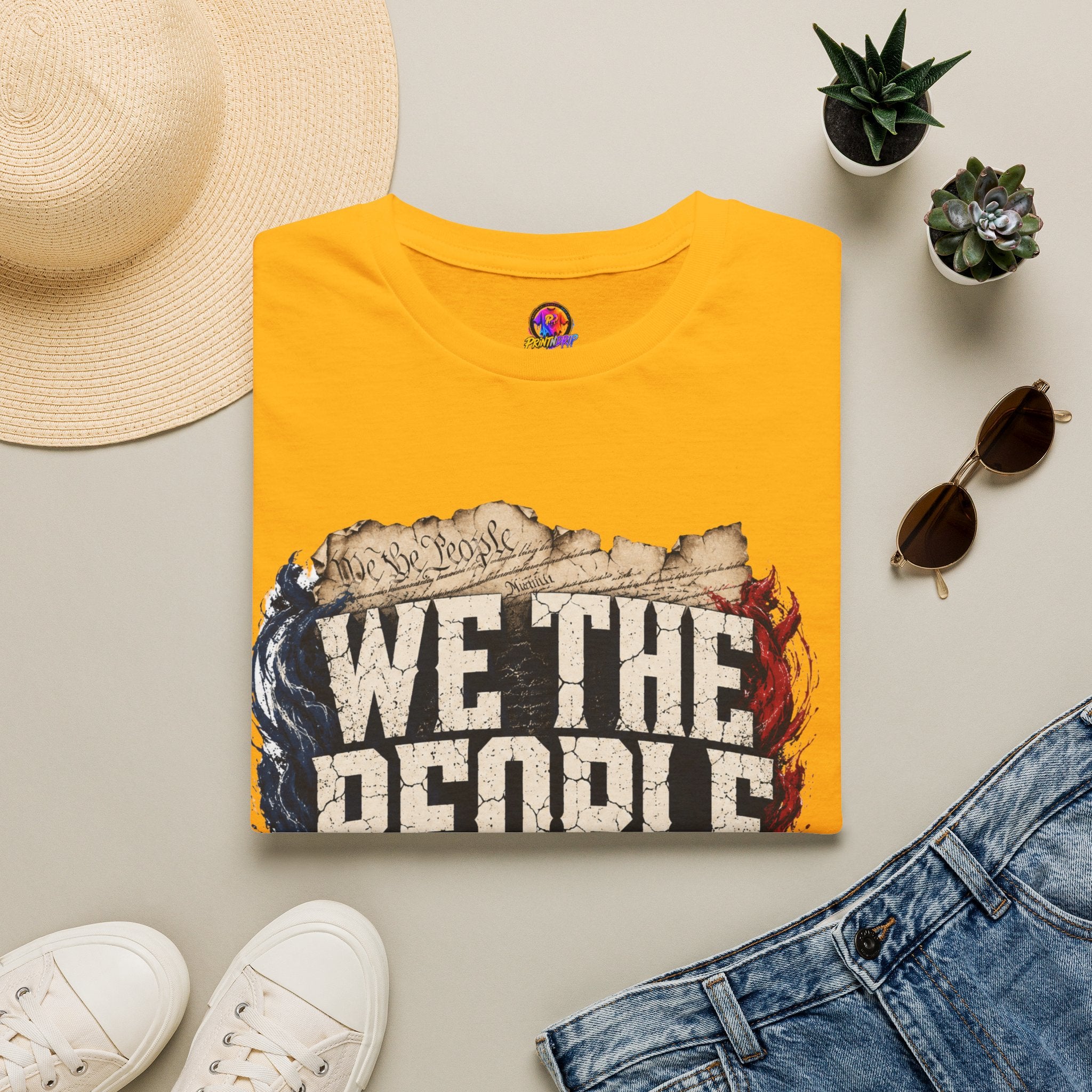 We The People T‑Shirt — Patriotic Americana Tee with ‘We The People’ Design