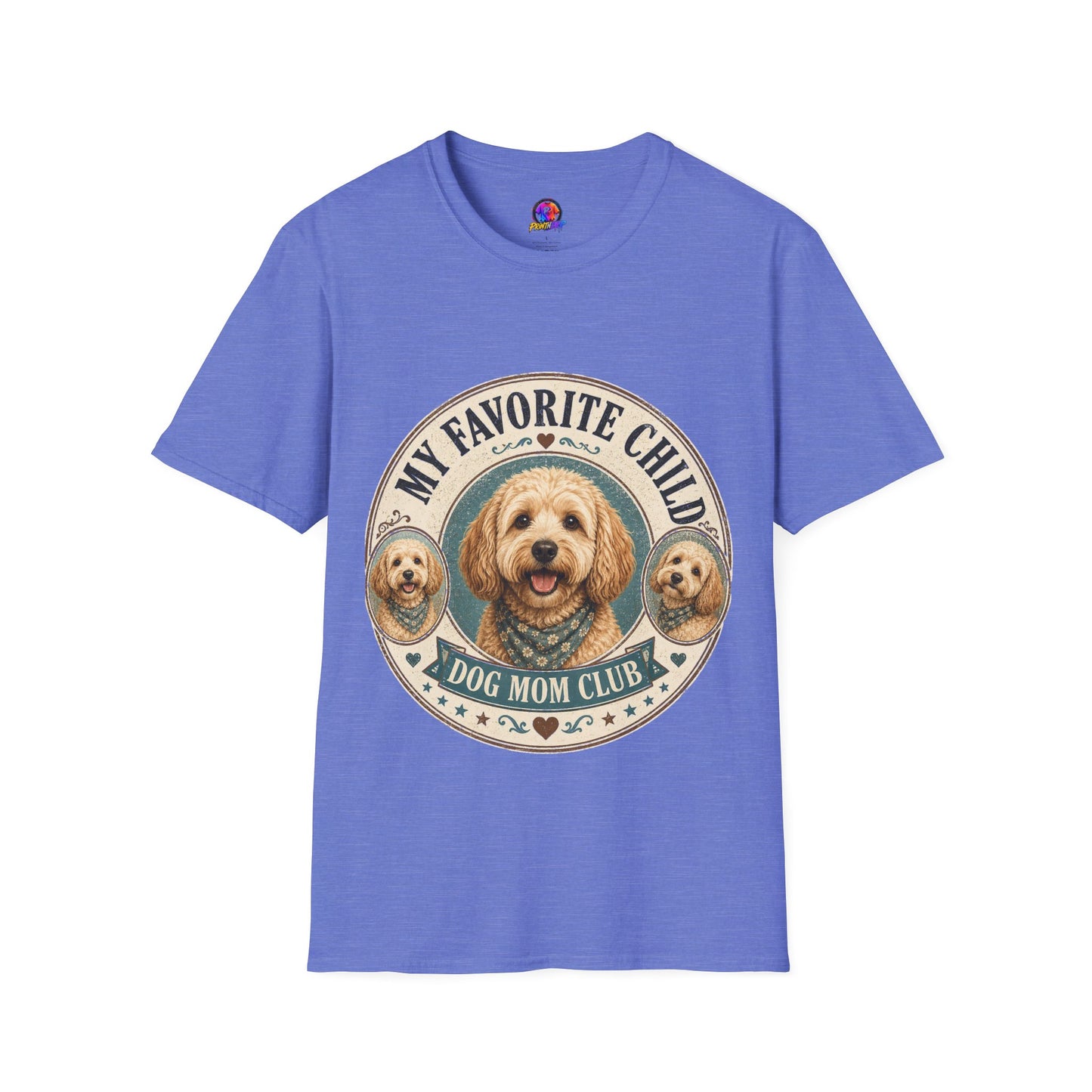 Dog Mom T-Shirt — "My Favorite Child" Cute Goldendoodle Graphic Tee