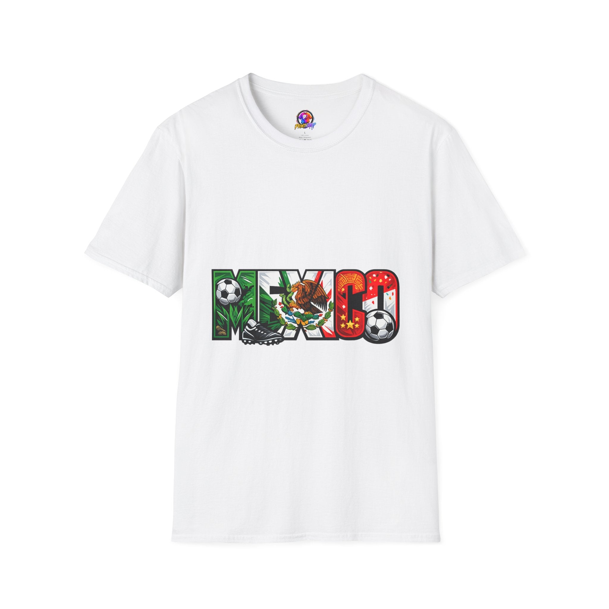 Mexico Soccer T-Shirt — Mexican Flag Football Pride Tee
