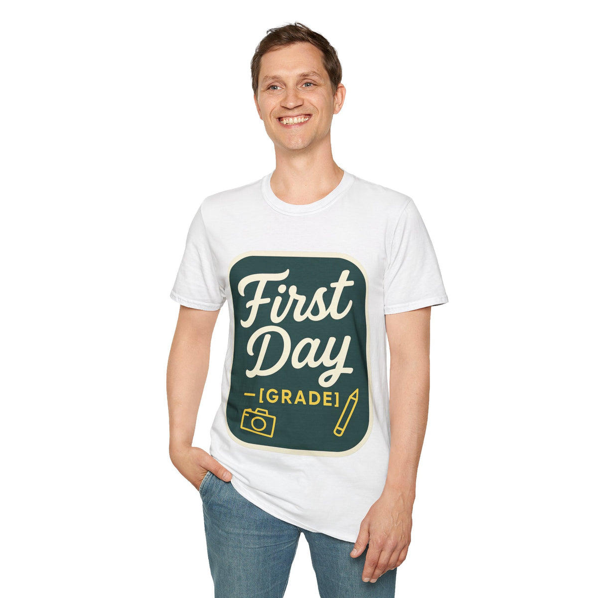 First Day T-Shirt — Retro "First Day (Grade 1)" Back-to-School Tee - Trending Now - August 2026