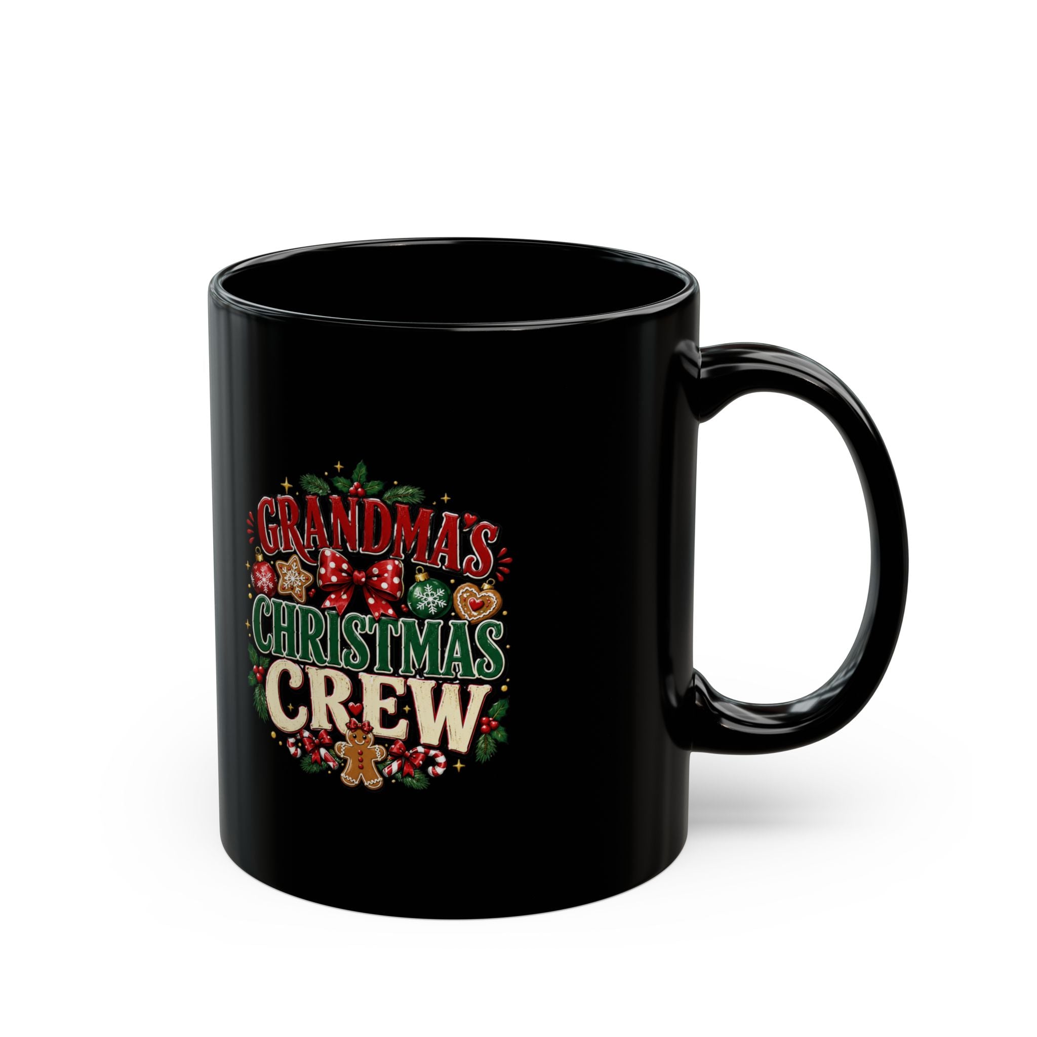 Grandma's Christmas Crew Mug — Festive Holiday Coffee Cup