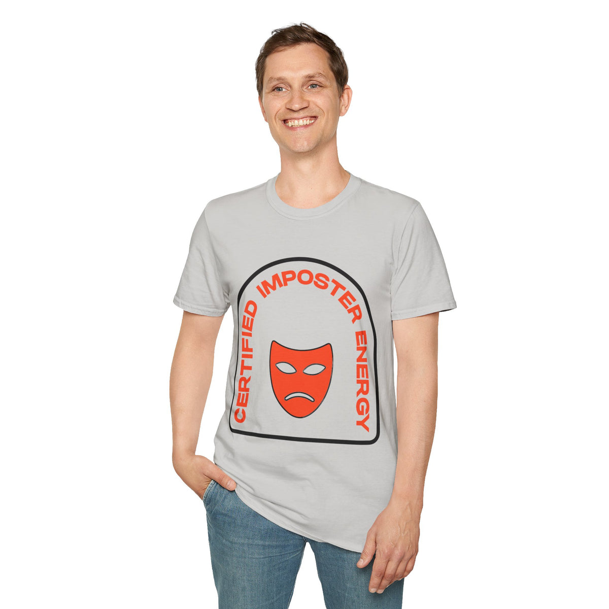 Certified Imposter Energy T-Shirt — Funny Sarcastic Graphic Tee - Trending Now - August 2026