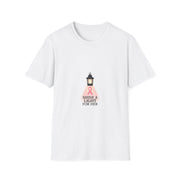 Shine A Light For Her Pink Ribbon Lantern T-Shirt, Breast Cancer Support Tee - Trending Now - September 2026