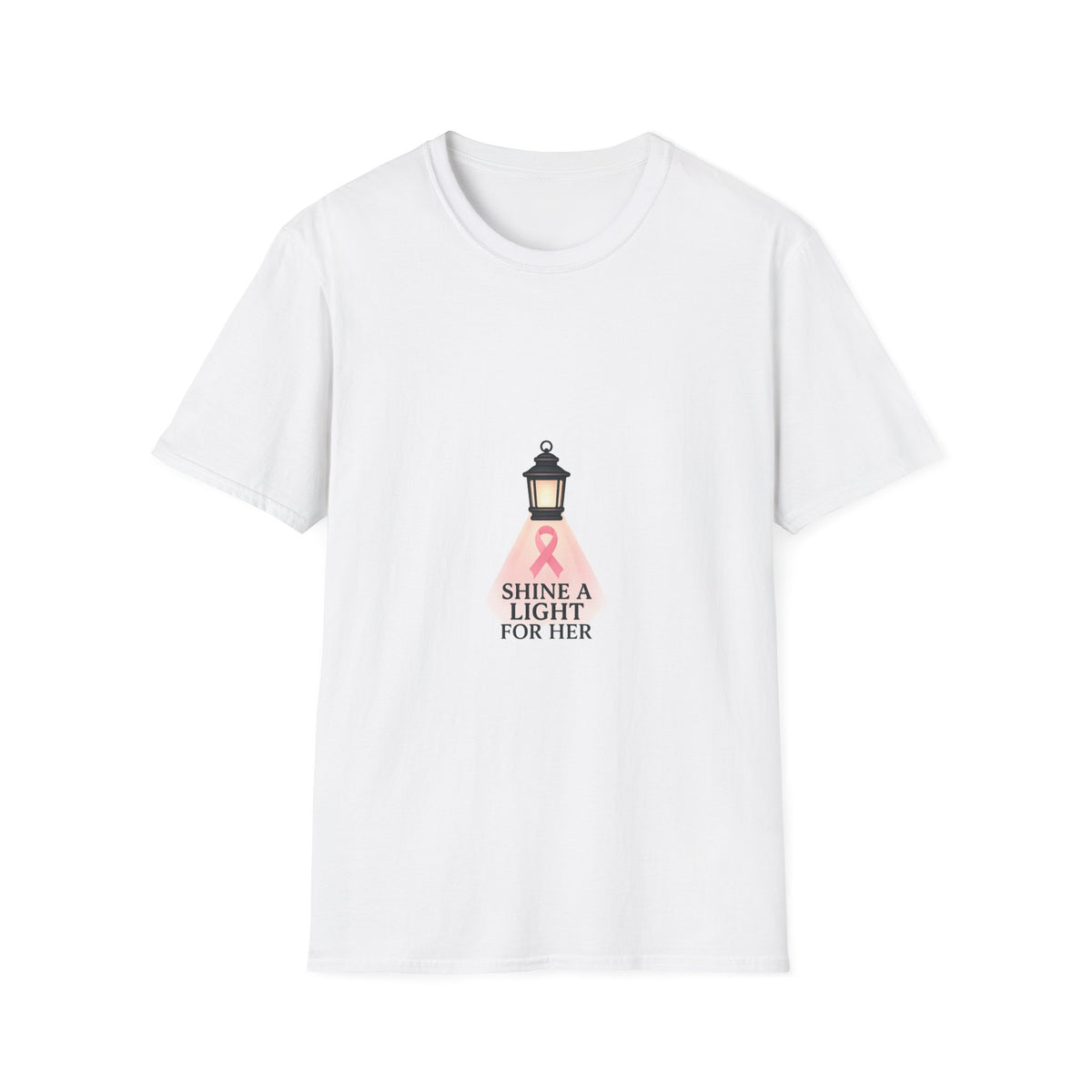 Shine A Light For Her Pink Ribbon Lantern T-Shirt, Breast Cancer Support Tee - Trending Now - September 2026