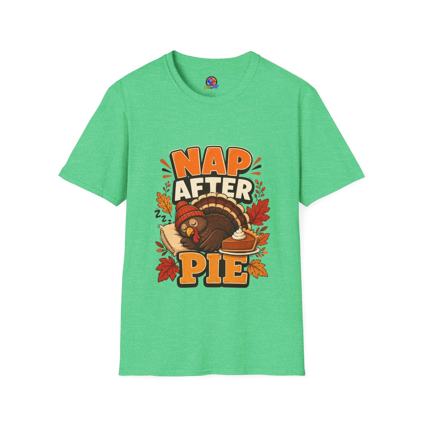 Nap After Pie T-Shirt — Funny Thanksgiving Turkey Tee