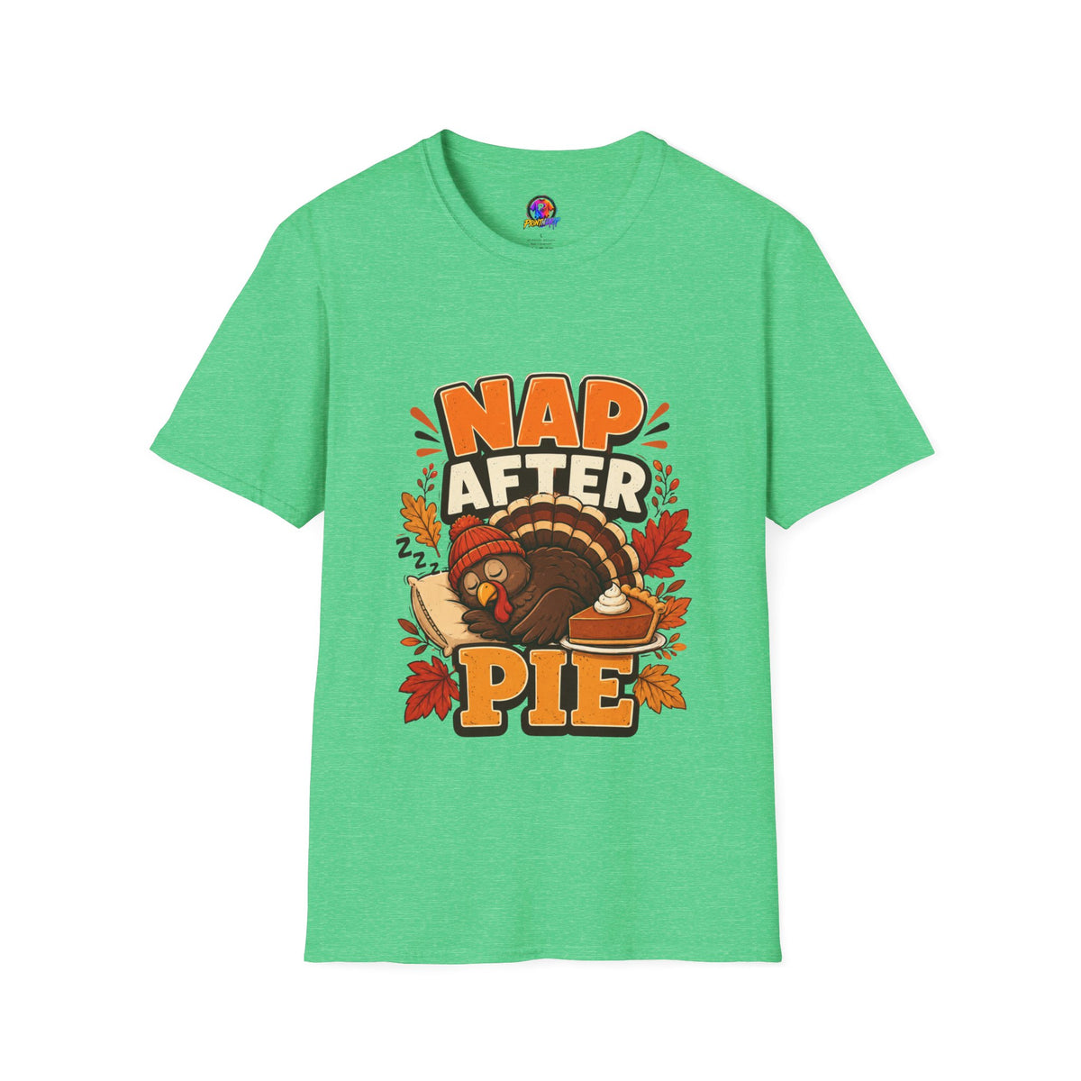 Thanksgiving T-Shirt Nap After Pie T-Shirt — Funny Thanksgiving Turkey Tee