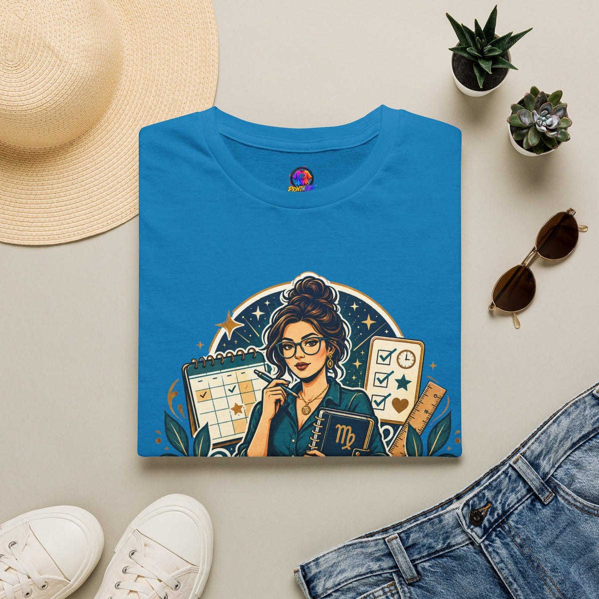 Virgo Planner T-Shirt — “Relax I Already Made A Plan For That” Astrological Tee