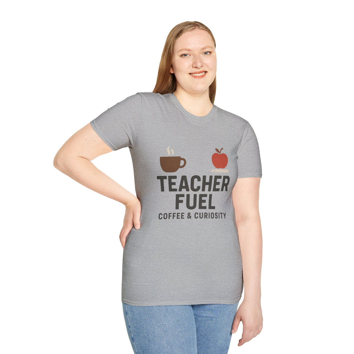 Teacher Fuel T‑Shirt — Coffee & Apple Graphic Tee for Teachers - Trending Now - August 2026