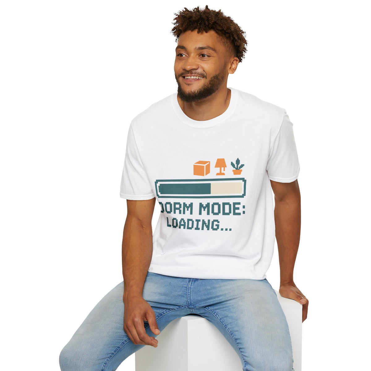 Dorm Mode Loading T‑Shirt — Funny Moving/College Moving Tee - Trending Now - August 2026