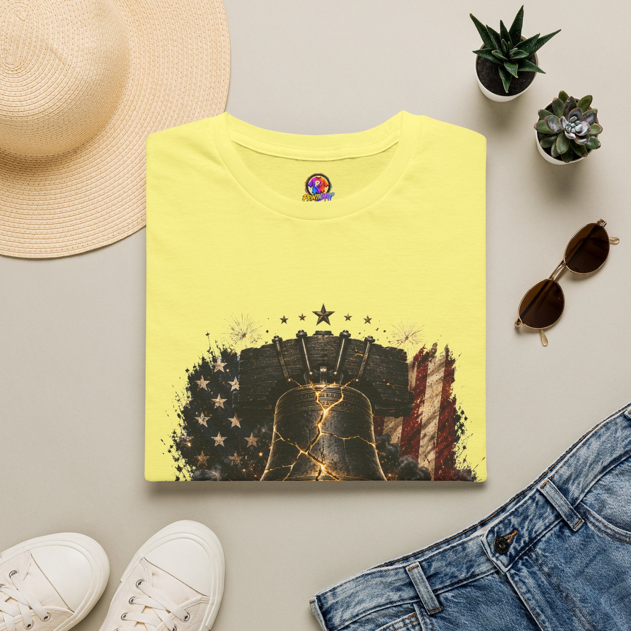 Liberty Has Scars T-Shirt — Vintage Liberty Bell Patriotic Tee