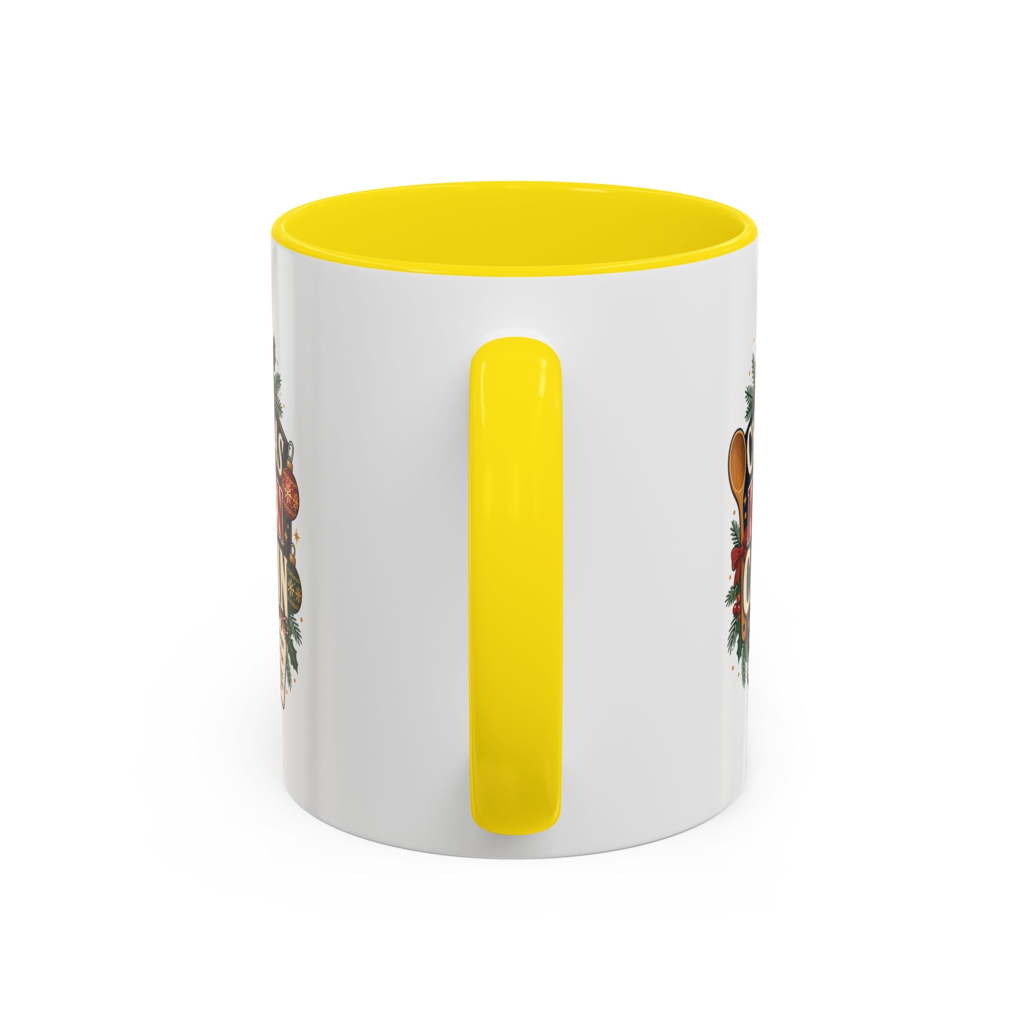 Modern Day Christmas Kitchen Captain Accent Coffee Mug — Holiday Baking Chef Gift (11/15oz)