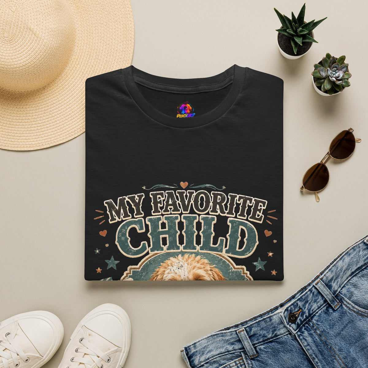 My Favorite Child Dog Mom T-Shirt