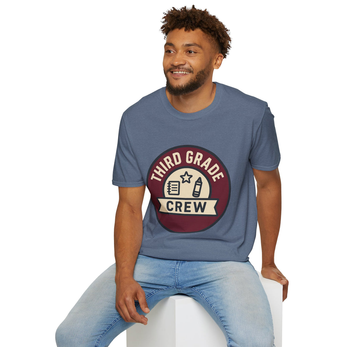 Third Grade Crew T-Shirt — Retro School Teacher & Student Tee - Trending Now - August 2026