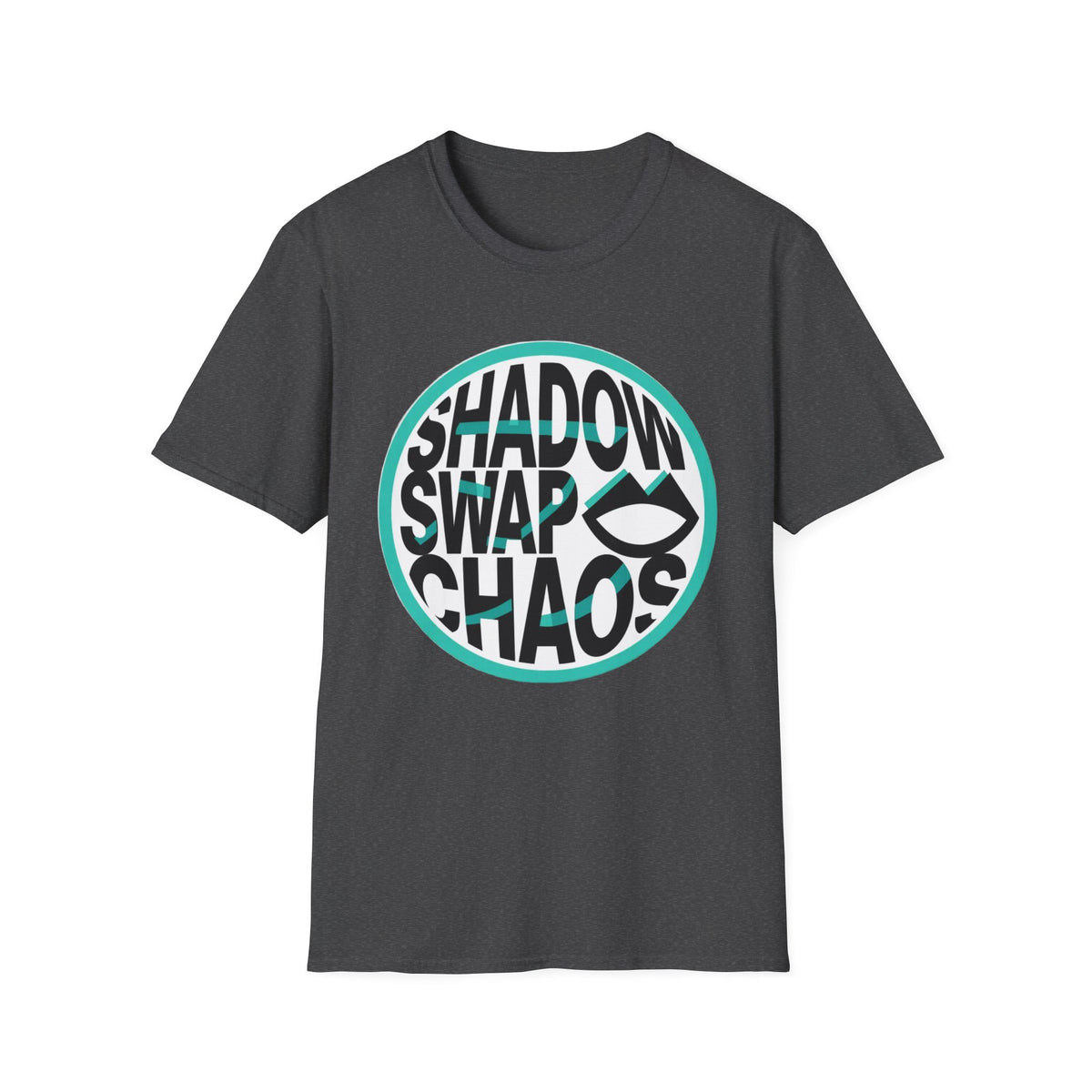 Shadow Swap Chaos T-Shirt — Retro Circular Surf/Skate Graphic Tee - Trending Now - August 2026