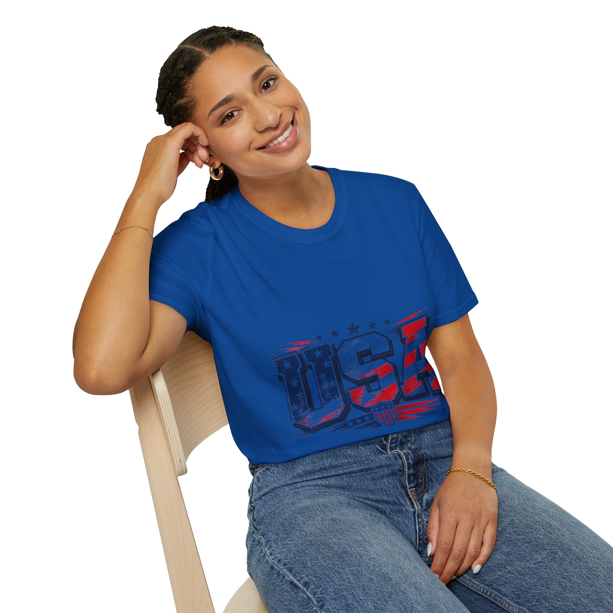 USA Flag Graphic T-Shirt — Patriotic American Pride Tee