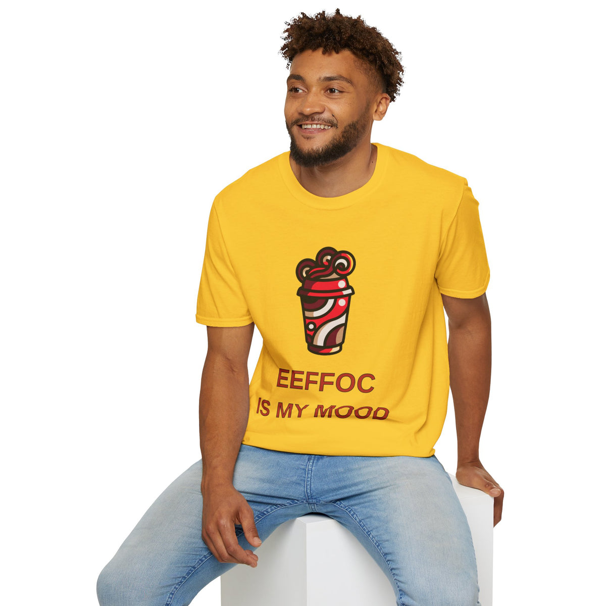 Coffee Mood T-Shirt — “EEFFOC IS MY MOOD” Graphic Tee - Trending Now - August 2026