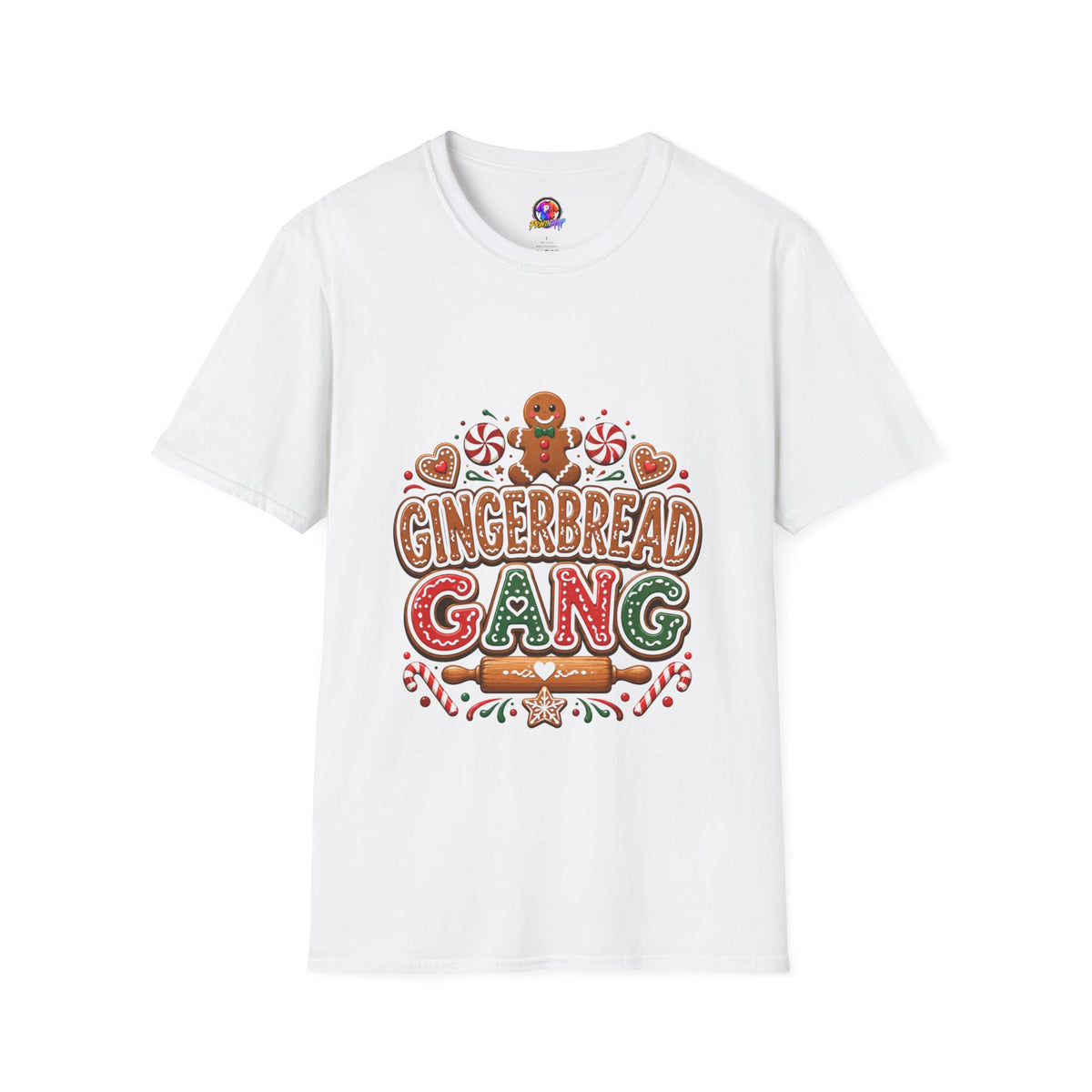 Gingerbread Gang T-Shirt — Cute Holiday Cookie Graphic Tee