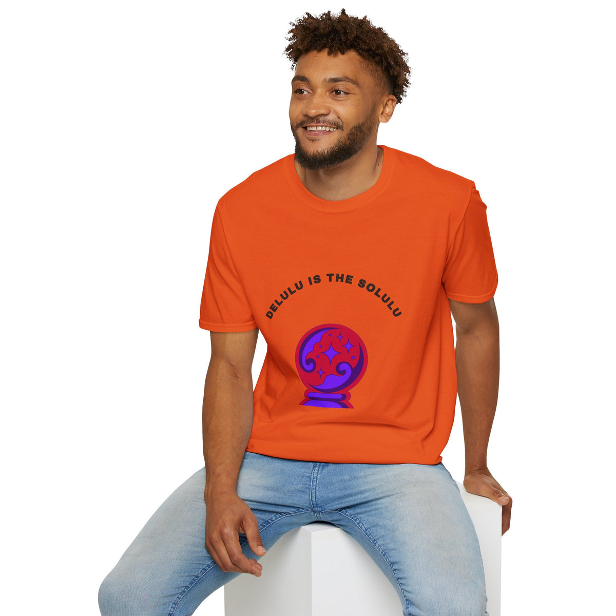 T-Shirt — Delulu Is The Solulu Crystal Ball Graphic Tee - Trending Now - September 2026