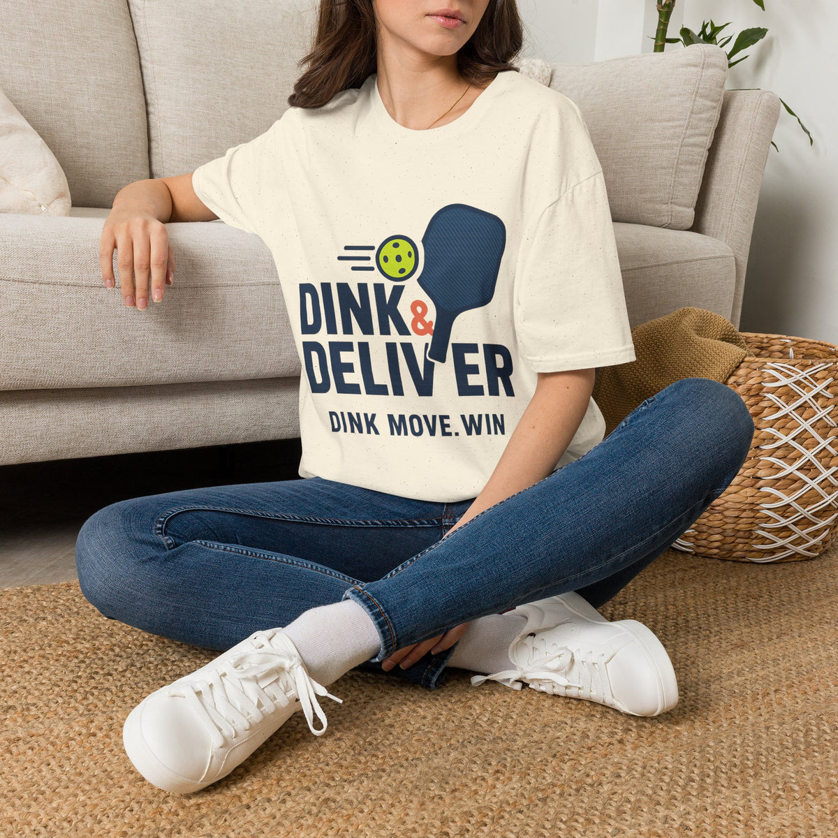 Pickleball Player T‑Shirt — 'Dink. Drive. Deliver.' Graphic Tee for Pickleball Fans - Trending Now - August 2026