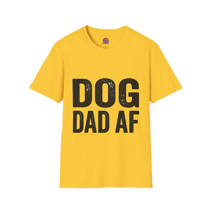 Dog Dad Af Unisex Softstyle T-Shirt