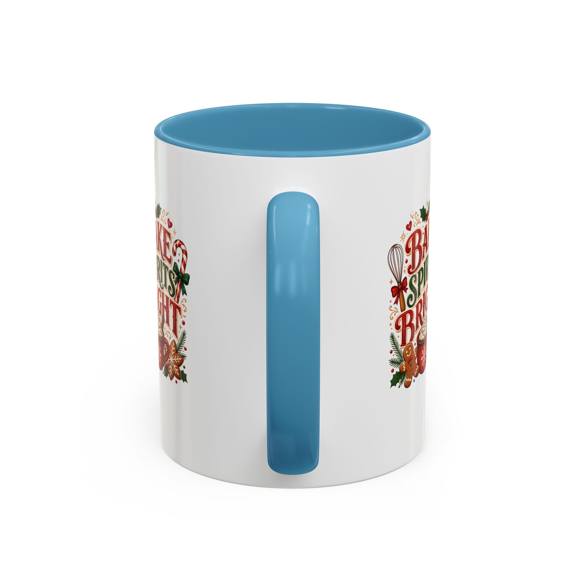 Bake Spirits Bright Coffee Mug — Christmas Baking Holiday Mug