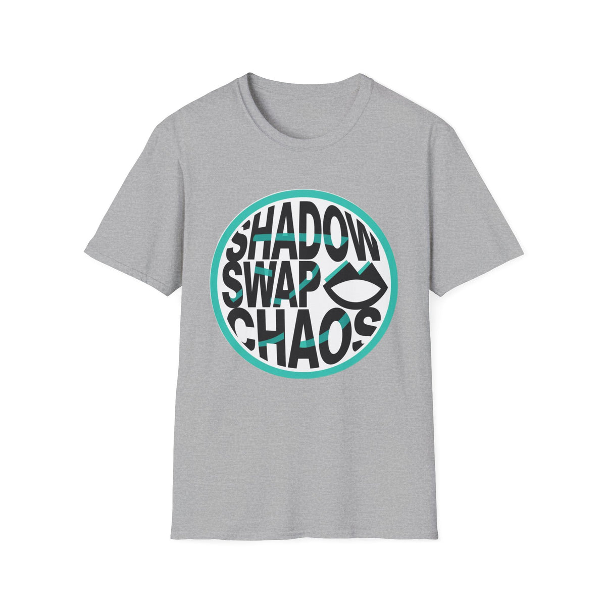 Shadow Swap Chaos T-Shirt — Retro Circular Surf/Skate Graphic Tee - Trending Now - August 2026
