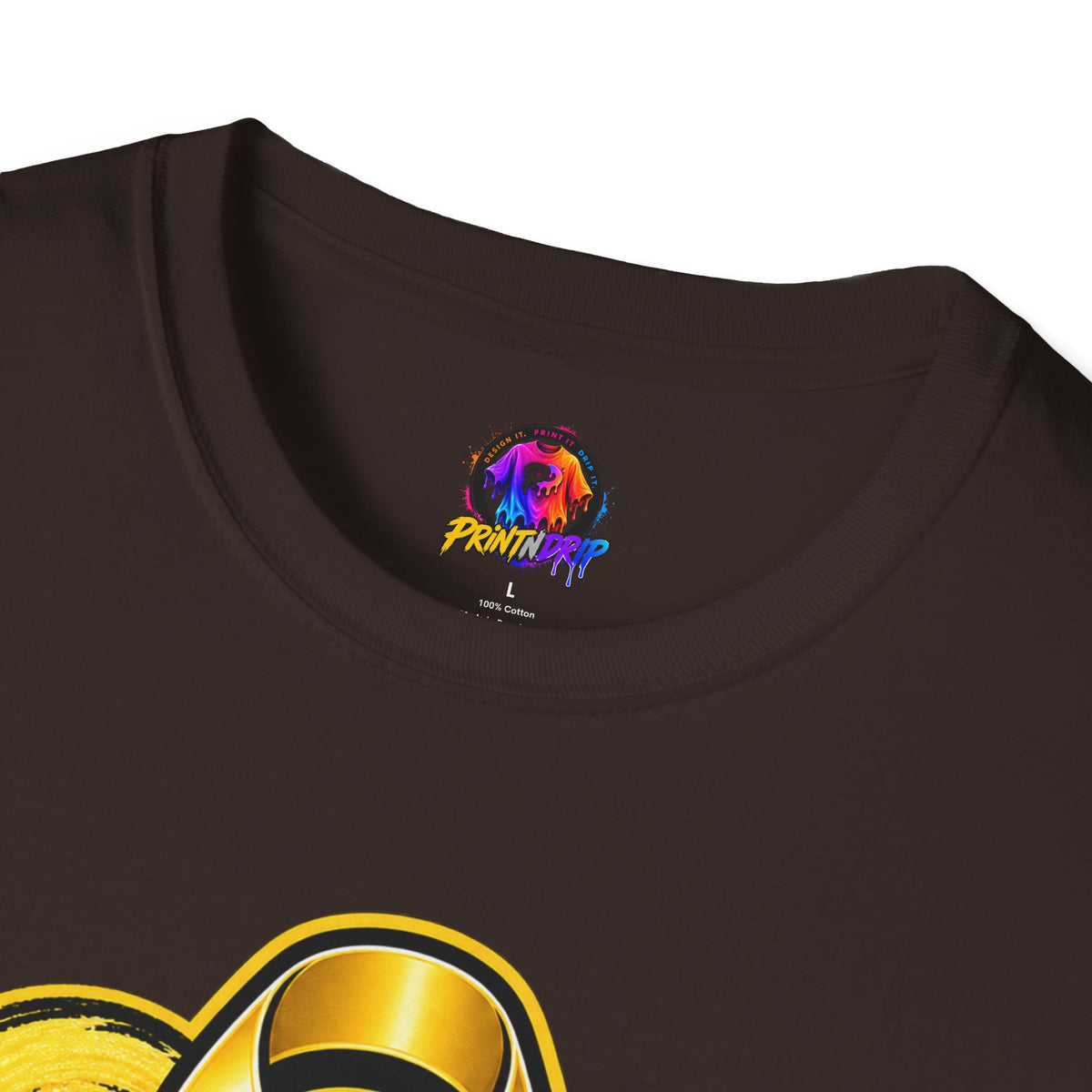 Gold September T-Shirt — Childhood Cancer Awareness Ribbon Tee