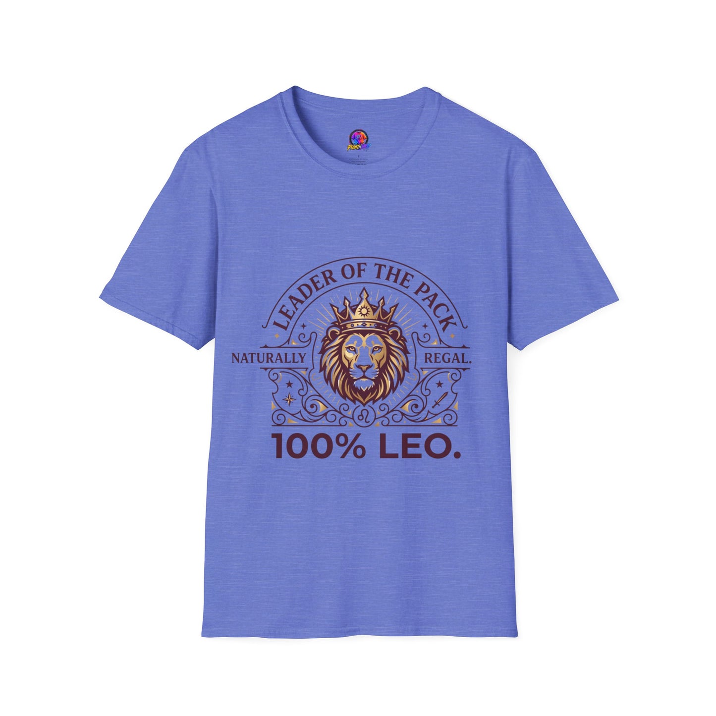 Leo Leader of the Pack T-Shirt — 100% Leo Zodiac Lion Tee
