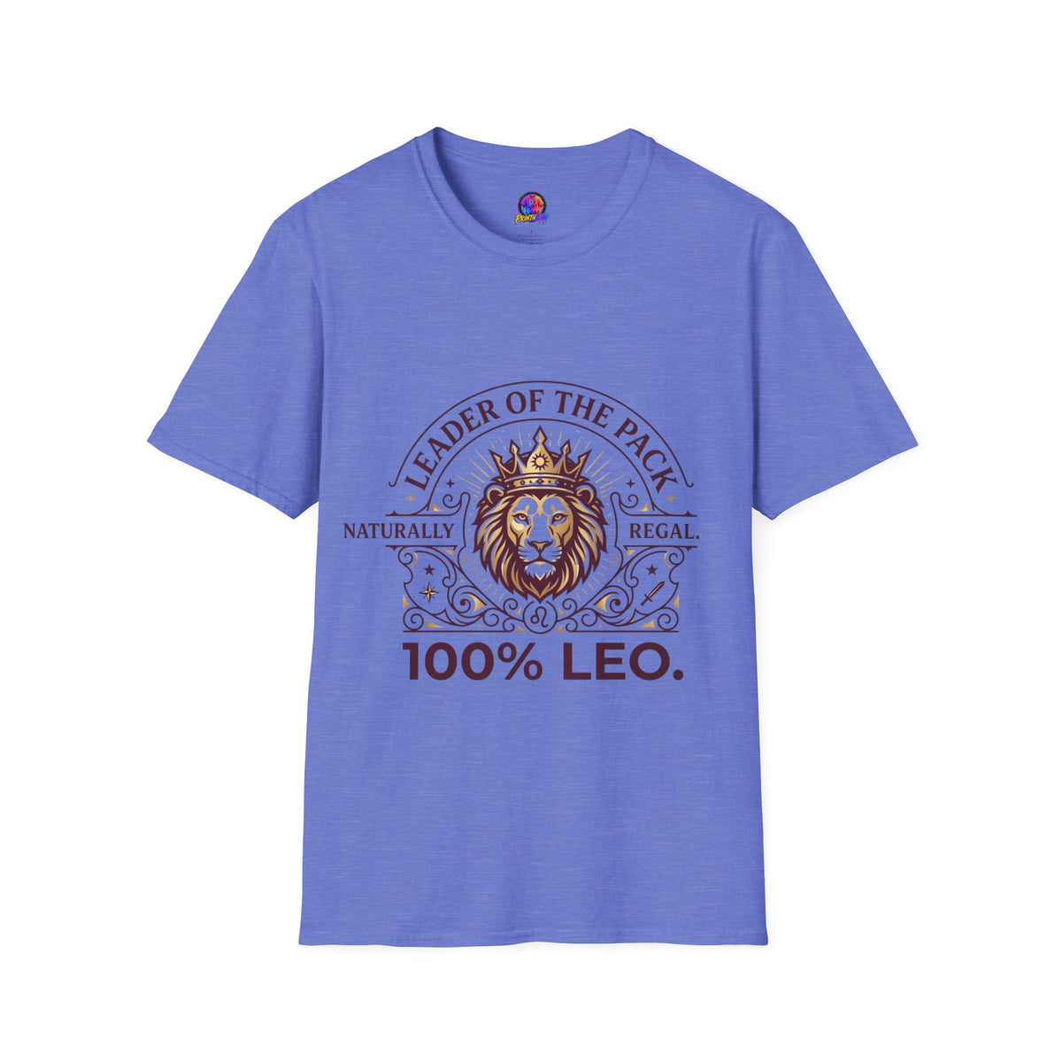 Leo Leader of the Pack T-Shirt — 100% Leo Zodiac Lion Tee