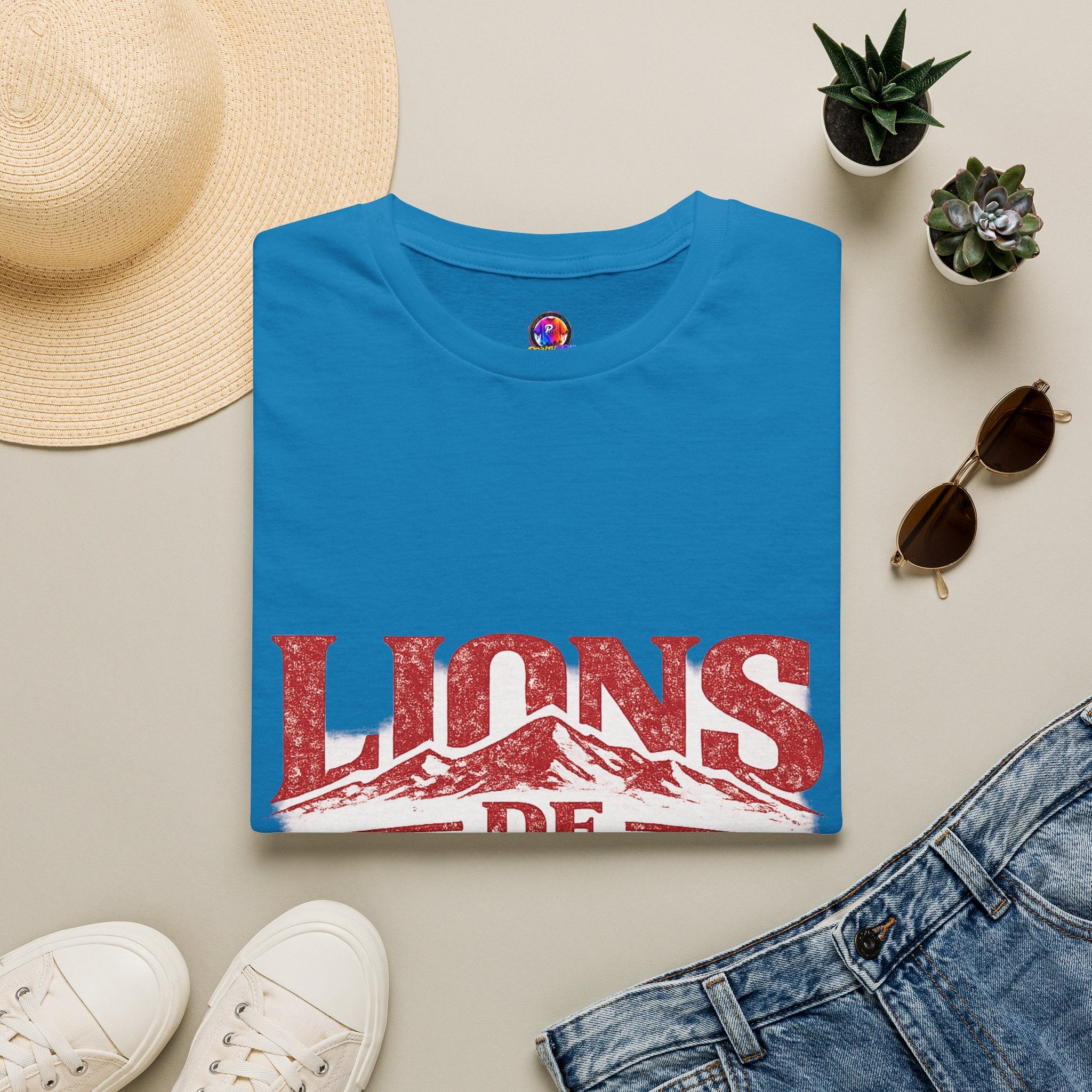 Morocco Lions de Atlas T-Shirt — Vintage Moroccan Atlas Mountain Graphic Tee