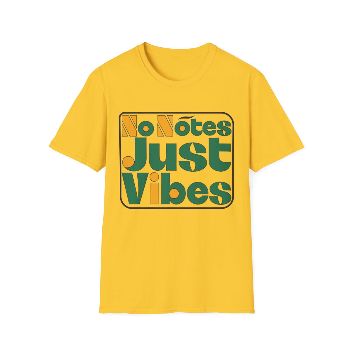 Just Vibes T‑Shirt — "No Notes Just Vibes" Retro Graphic Tee - Trending Now - August 2026