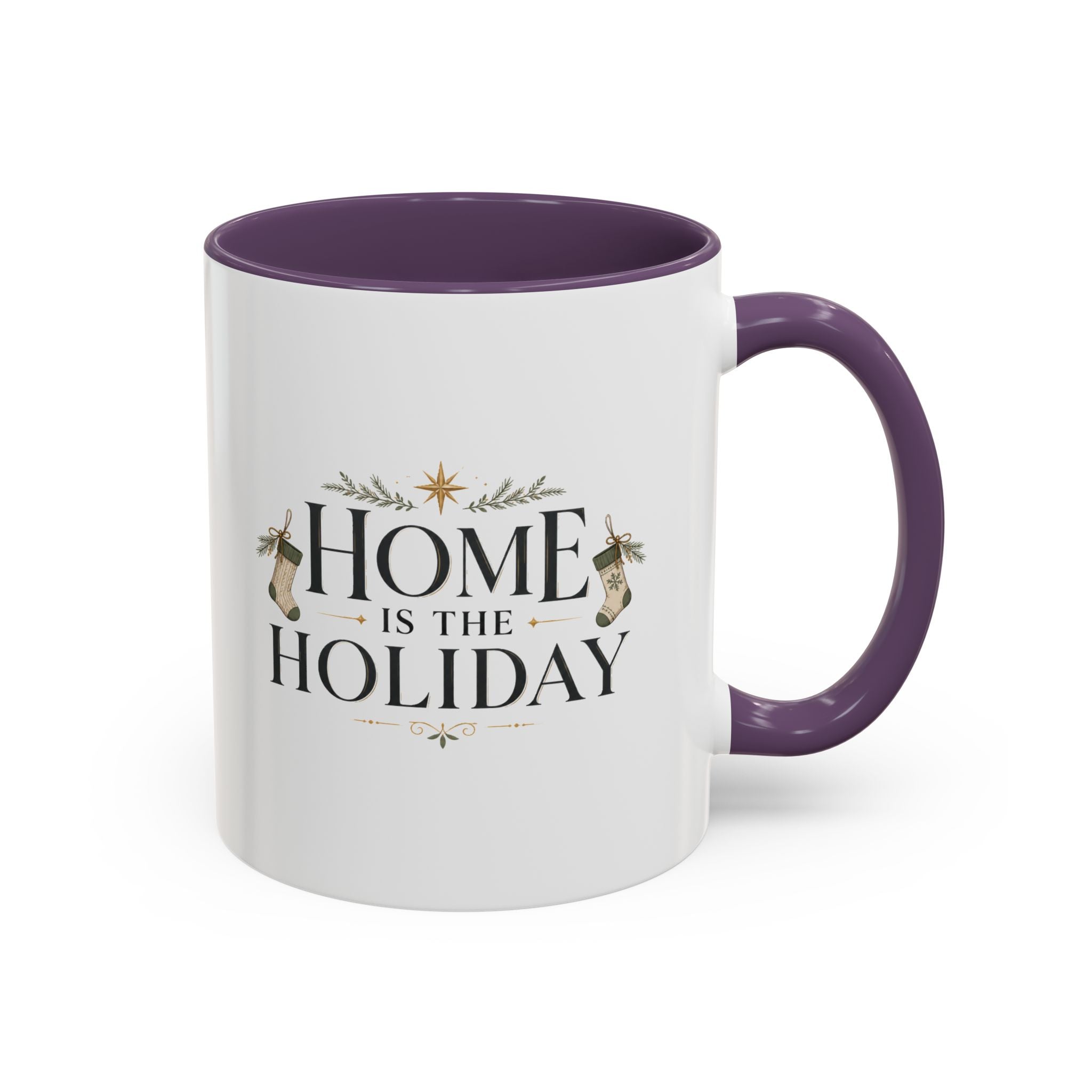 Christmas Home Is the Holiday Coffee Mug — Christmas Holiday Accent Mug