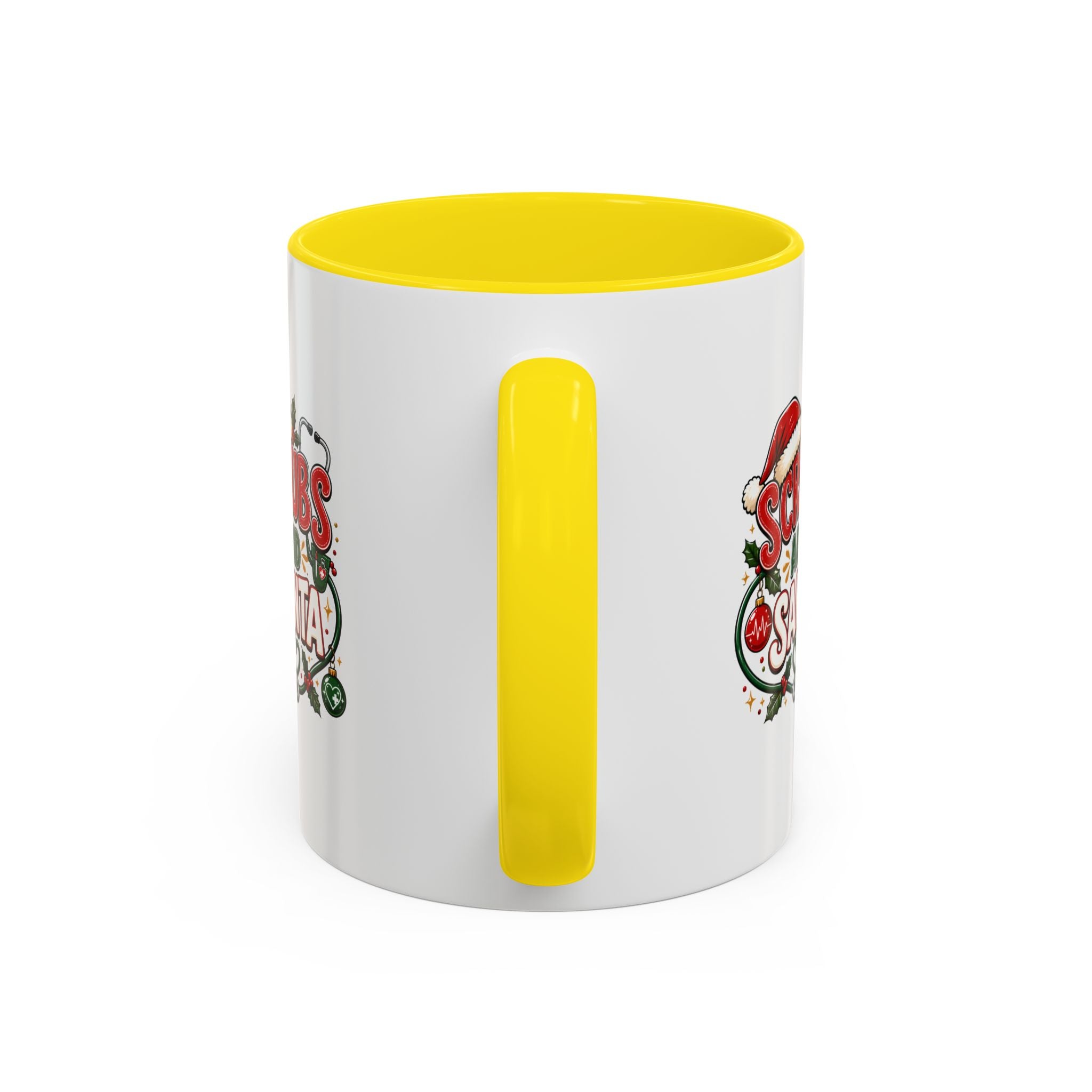 Coffee Mug — "Scrubs and Santa" Christmas Nurse Mug
