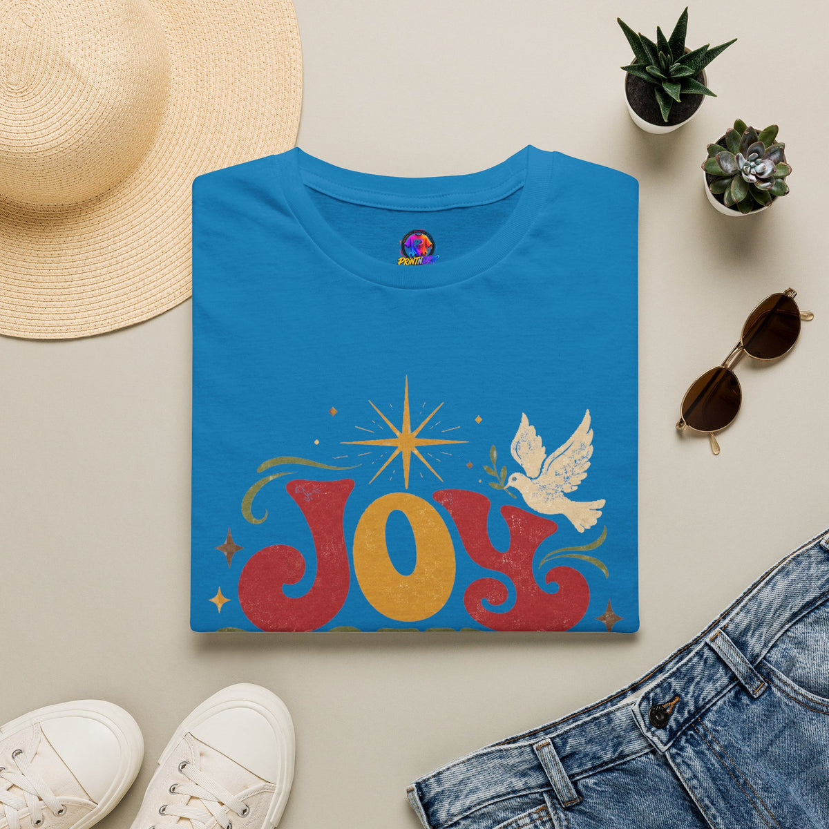Joy Found Us T‑Shirt — Retro Christmas Holiday Graphic Tee