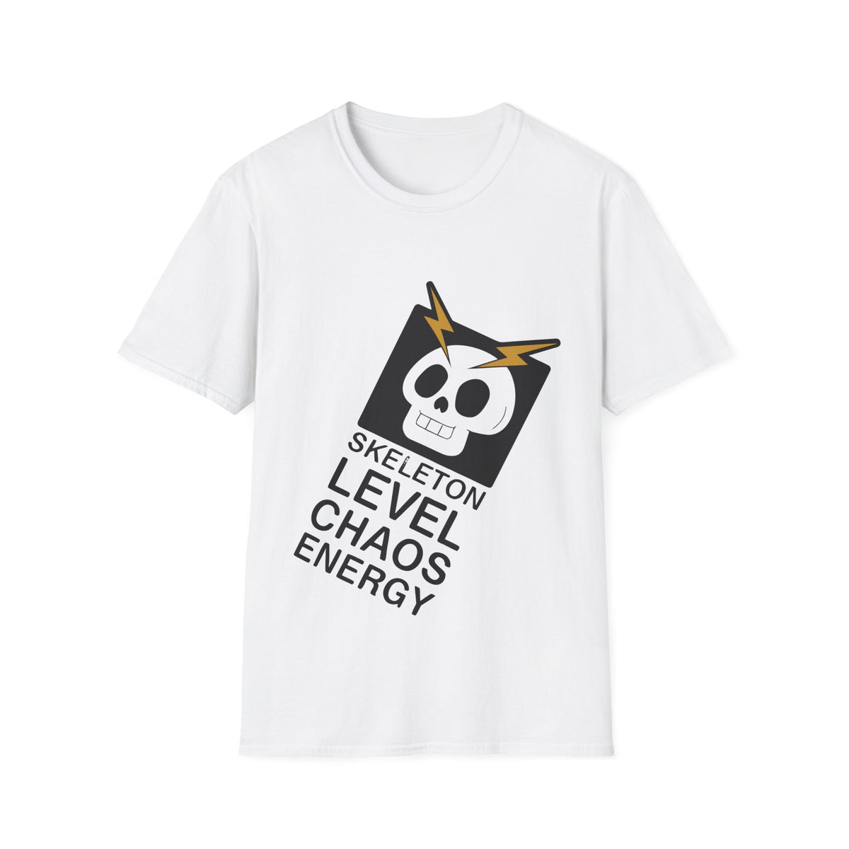 Skeleton Level Chaos Energy T-Shirt- Trending Now - September 2026
