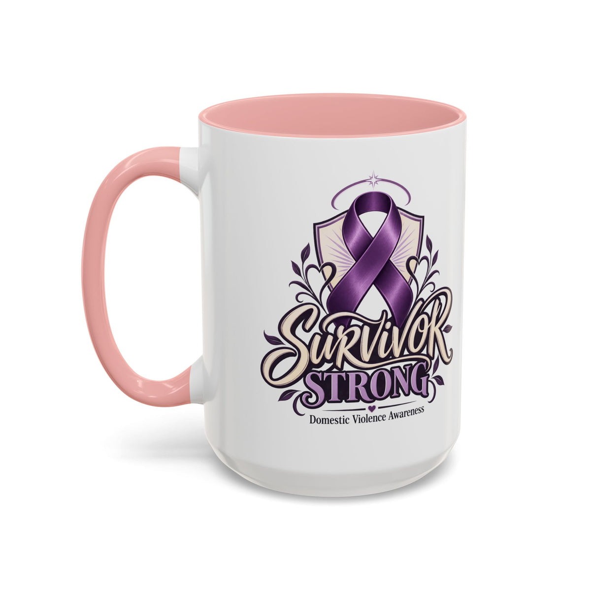 Domestic Violence Awareness Survivor Strong Coffee Mug