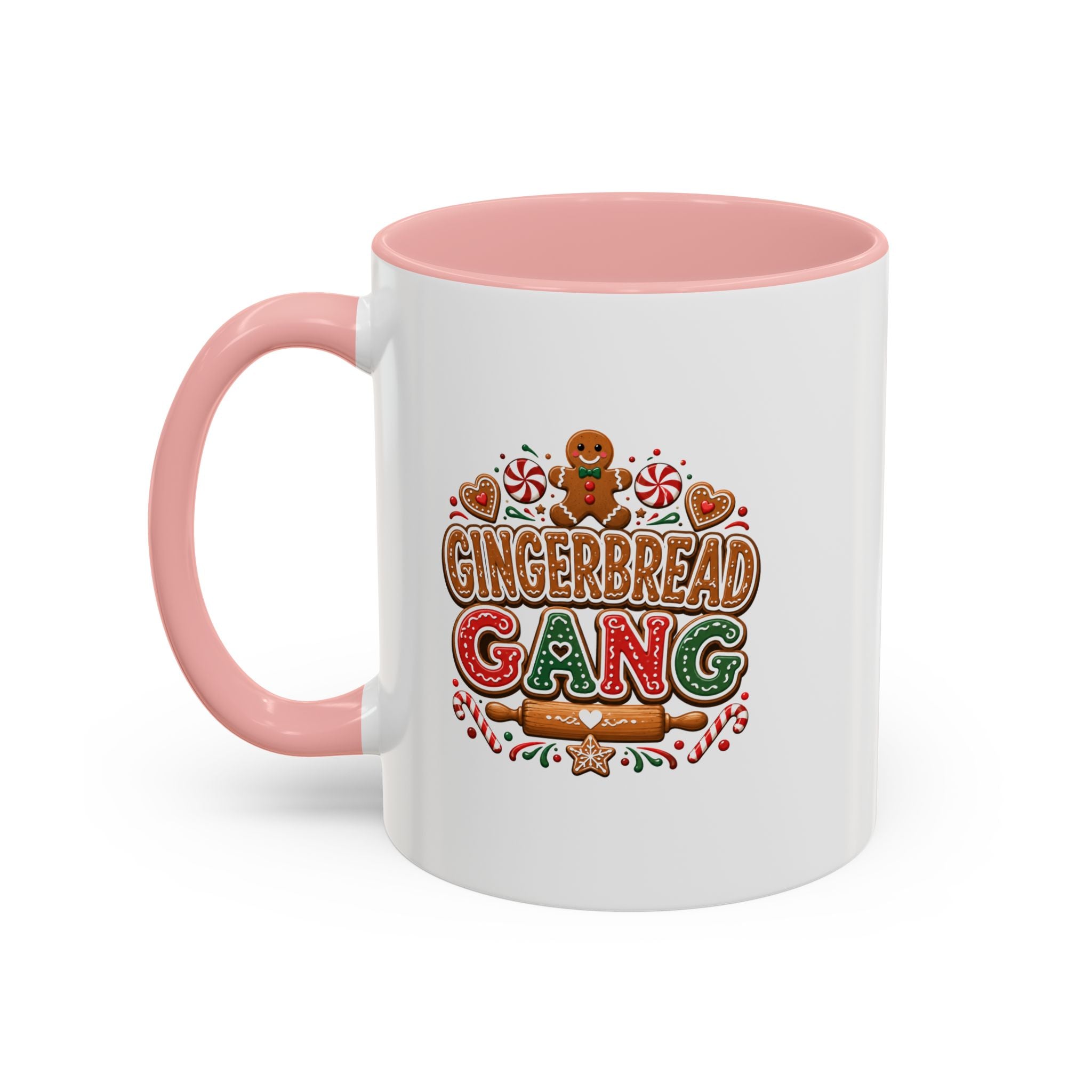 Gingerbread Gang Coffee Mug – Holiday Baking Christmas Cocoa Mug