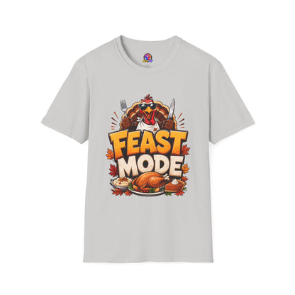 Feast Mode T-Shirt — Funny Thanksgiving Turkey Graphic Tee
