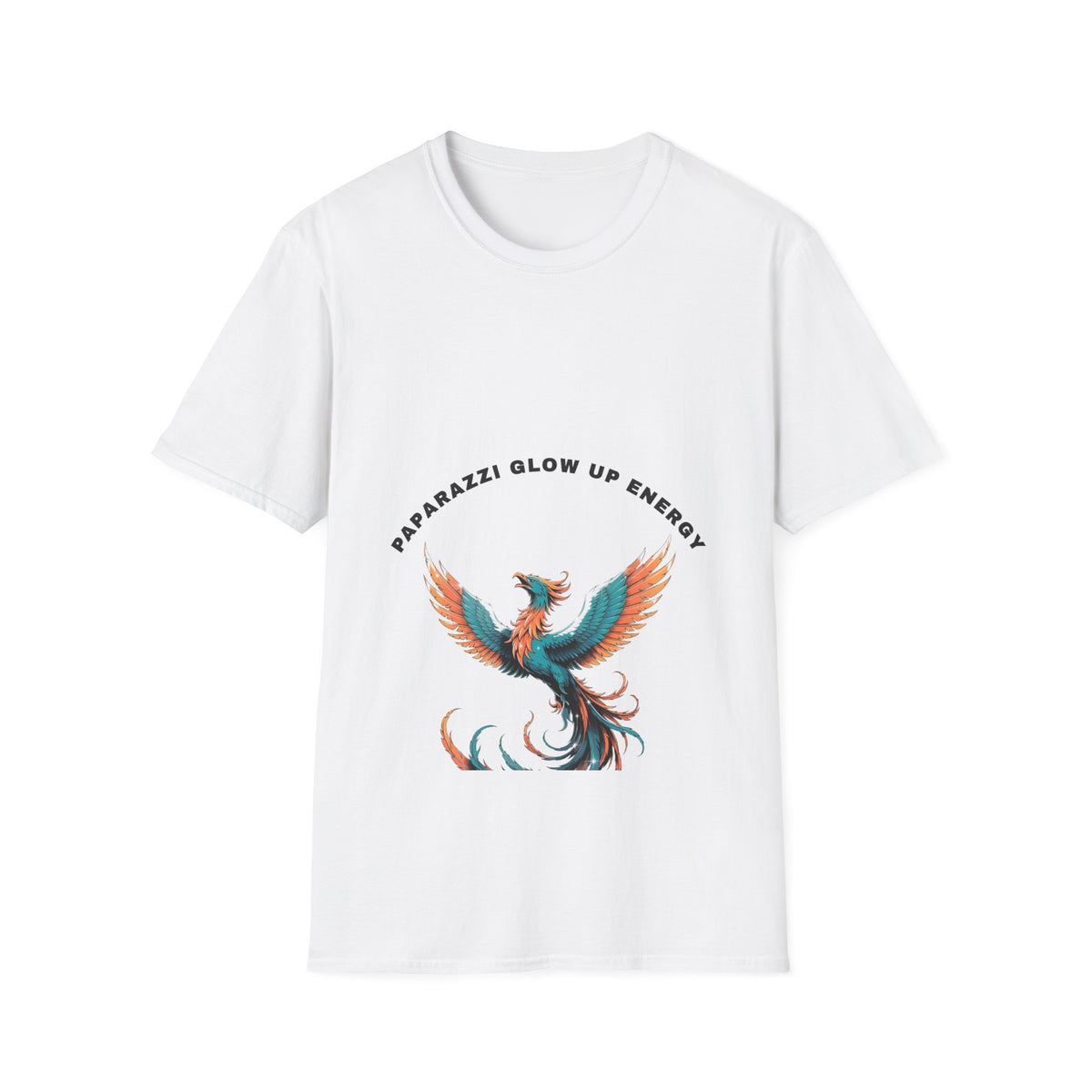 Paparazzi Glow Up Energy Majestic Phoenix White Graphic Tee - Trending Now - September 2026