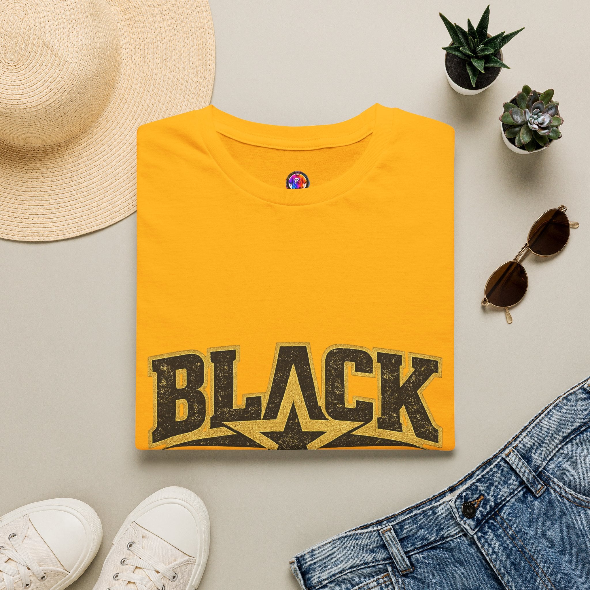 Ghana Black Stars T-Shirt — Bold Vintage Star Logo Tee