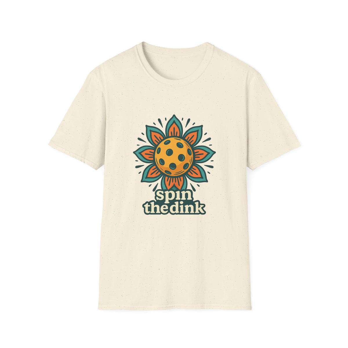 T-Shirt — 'Spin the Dink' Sunflower Paddle Tennis Graphic Tee - Trending Now - August 2026