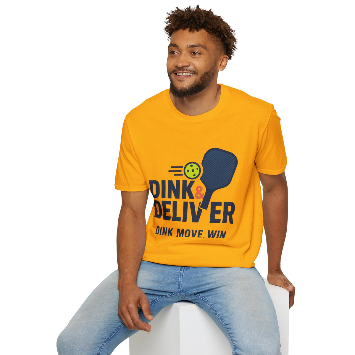 Pickleball Player T‑Shirt — 'Dink. Drive. Deliver.' Graphic Tee for Pickleball Fans - Trending Now - August 2026