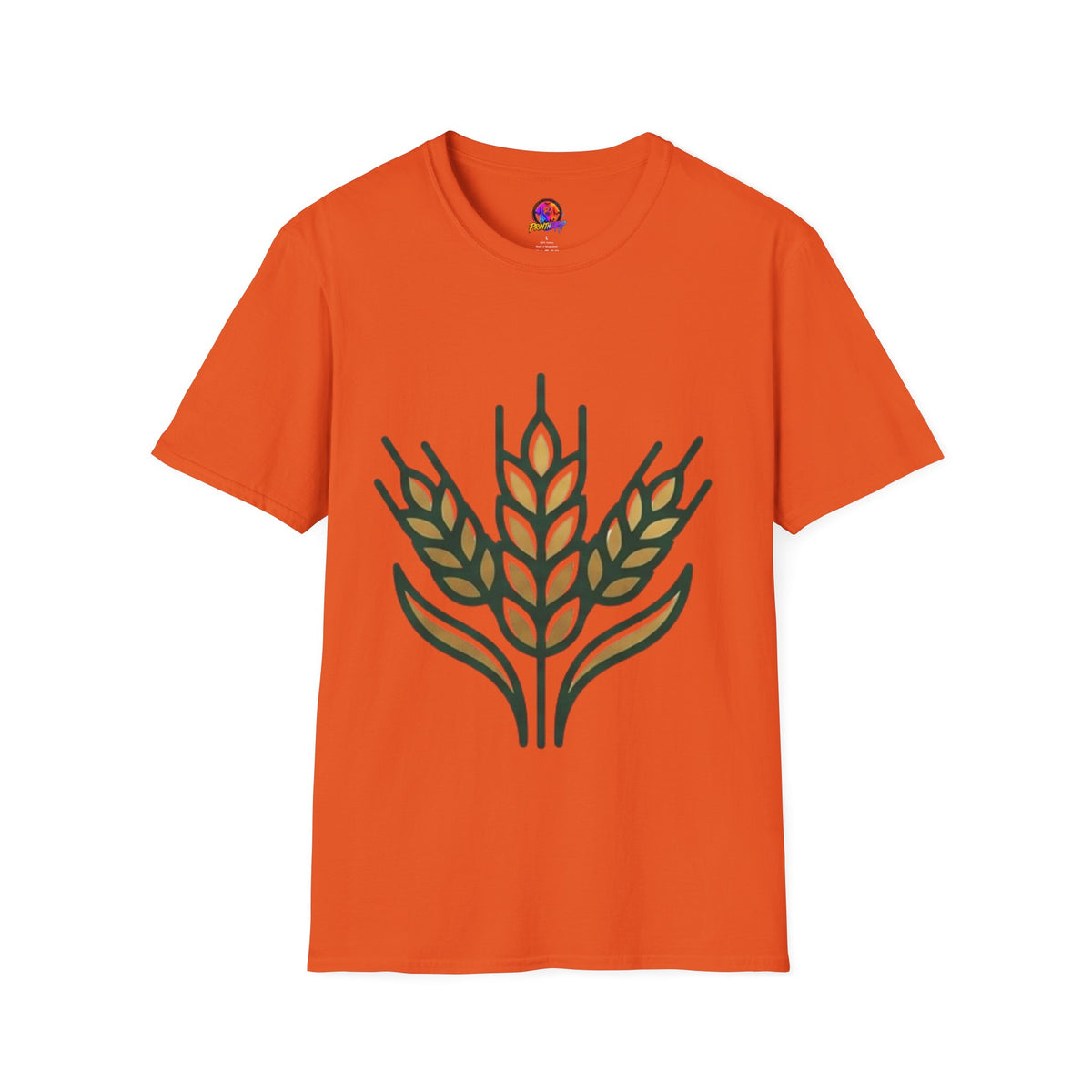 Virgo Zodiac Wheat Graphic T-Shirt