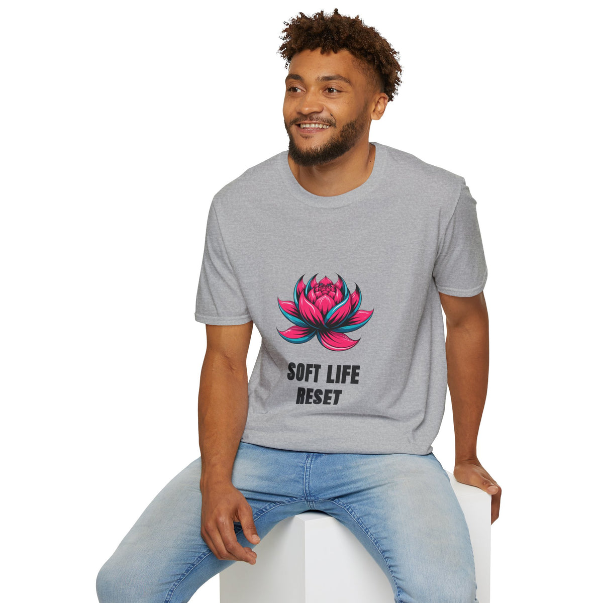Lotus Graphic T-Shirt — 'Soft Life Reset' Relaxed Tee - Trending Now - August 2026